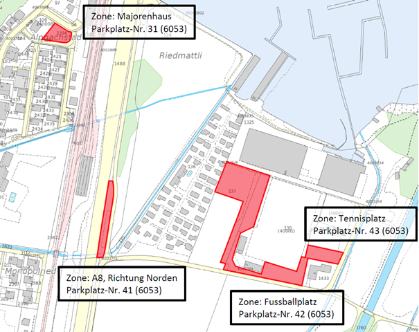 Parkplatzkonzept Stderried